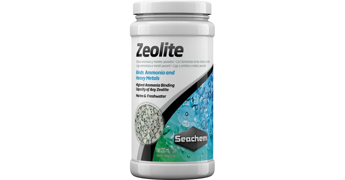 SEACHEM Zeolite 250 ml fixateur d'ammoniac et des métaux lourds pour